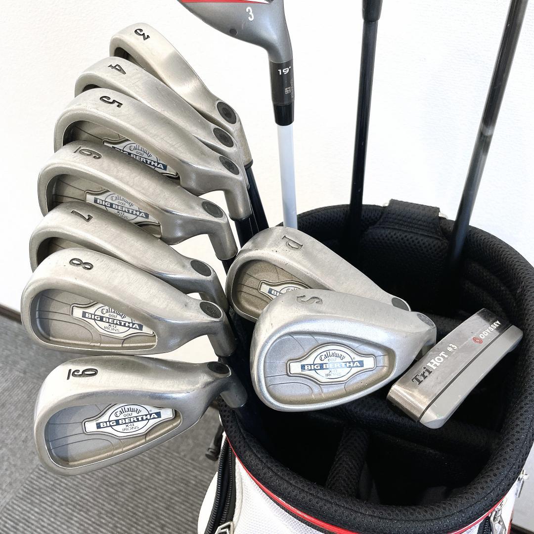 【超豪華!!】callaway GBB EPIC キャロウェイ メンズ ゴルフクラブ 初心者セット 13本 FLEX:S【XR XHOT BIGBERTHA】